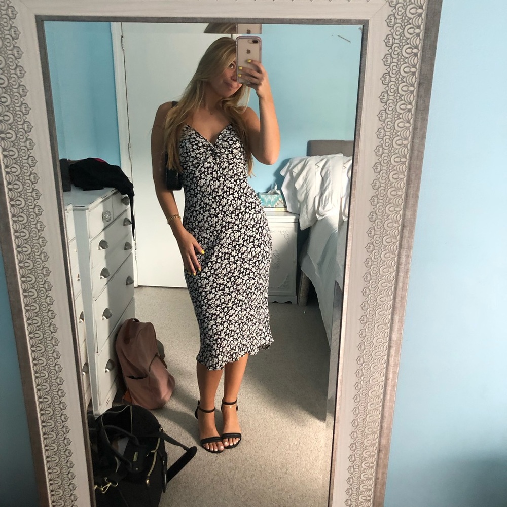 Abercrombie & Fitch Floral Midi Dress